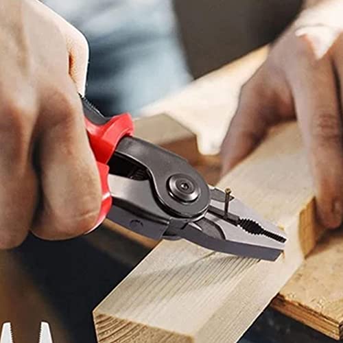 Kit Alicate Combinado 5 em 1, Ferramenta de alicate multifuncional portátil para serviço pesado, Ali