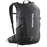 Salomon Trailblazer 30 Trekkingrucksack Unisex, Vielseitigkeit, einfache Handhabung, Komfort und Leichtigkeit, Schwarz, Black