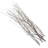 Cabilock Zierzweige aus Holz 50 cm, 10 Stück braun, getrocknete Dekozweige für Vase, Wohnraum und Veranstaltungsdekoration