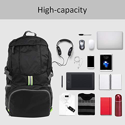 Mochila impermeable de nylon PerGar 35L para montañismo miniatura 5
