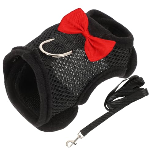 Abaodam 1Set Bunny Harness and Leash for Pets Breathable Rabbit Walking Supplies Soft Mesh Material for Daily Exercise and Outdoor Activities