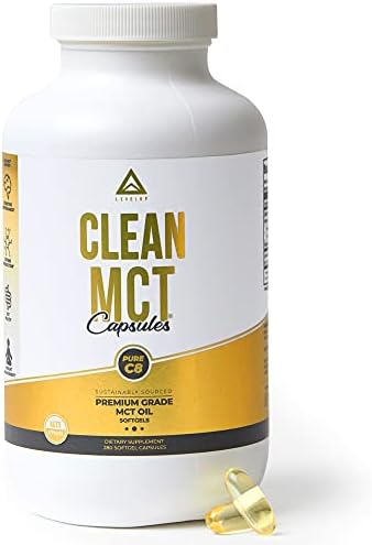 𝗪𝗜𝗡𝗡𝗘𝗥 - 𝗕𝗘𝗦𝗧 𝗠𝗖𝗧 𝗢𝗜𝗟 Capsules by LevelUp® - Pure C8 MCT - Keto Supplement for Ketones Energy Focus Weight Management - 100% Ketogenic Caprylic Medium Chain Triglycerides, 280 Count