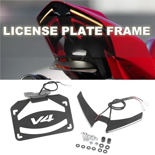 Support plaque d'immatriculation Panigale V4 V2 2025 éliminateur bavette - 2
