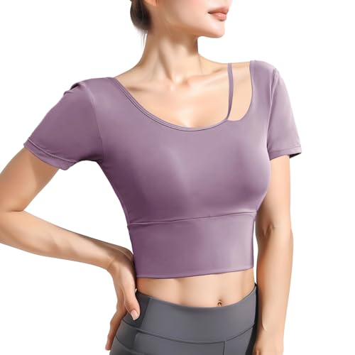 T-shirt de sport respirant en élasthanne et nylon haute performance