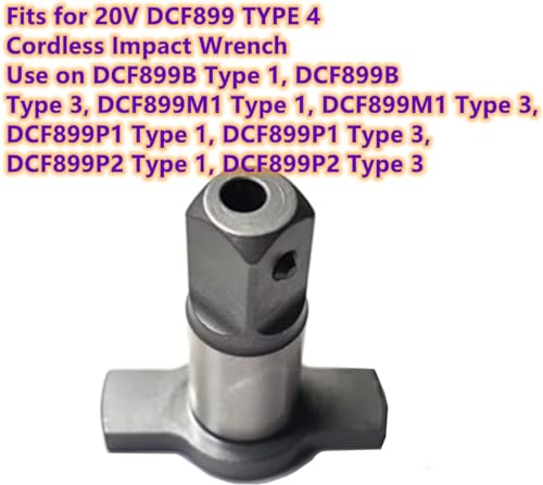Thaekuns N866410 N880093 N851276 1/2 Anvil Assembly,Detent Pin Anvil for Dewalt DCF899 DCF899B DCF899M1 DCF899P1 DCF899P2 Type 4 Impact Wrench