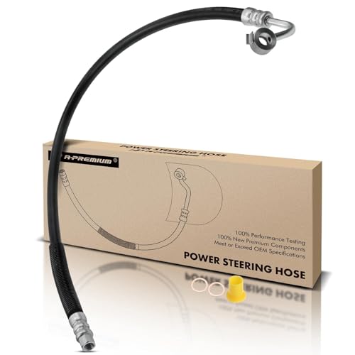 A-Premium Power Steering Pressure Hose Line Assembly Compatible with Chrysler Sebring 2001-2005 & Mitsubishi Eclipse 1999-2005, Galant 1999-2003 & Dodge Stratus 2001-2005, 2.4L, Pump to Rack/Gear by A-Premium - Used condition - US$19.09