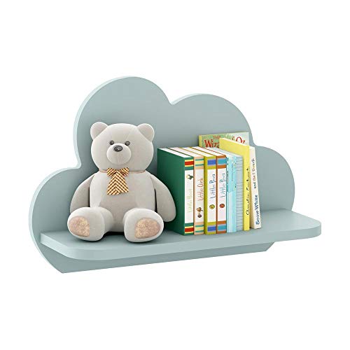Kit Prateleiras Multimóveis Nuvem 100% Mdf Azul Ref.2706