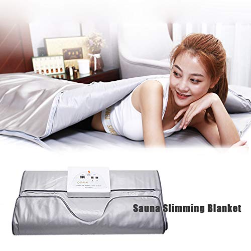 Anbt Oxford Infrared Sauna Blanket with Zipper,Far-Infrared (FIR) Steam Blanket Therapeutic Sauna for Weight Loss Detox Relaxation Home Spa with Remote Control - Thumbnail 5