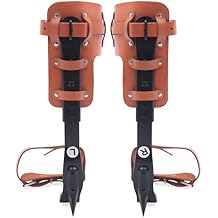 Tree Climbing Spikes Set, Adjustable Climbing Set, Climbing Spike Tree Climbing Tool with Non-Slip Pedal Tree Climbing Tool for Climbing Trees Outdoor