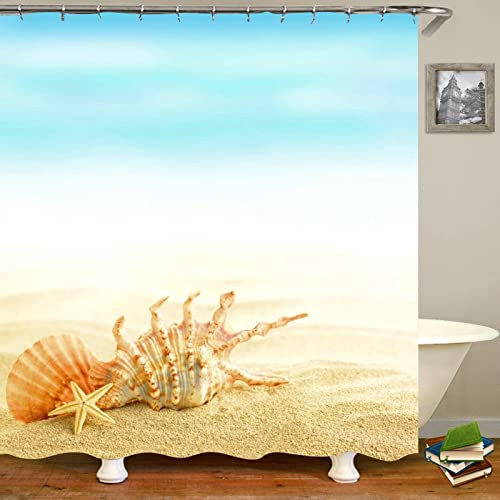 Rideau de douche polyester 180x200cm étanche pour baignoire - 2
