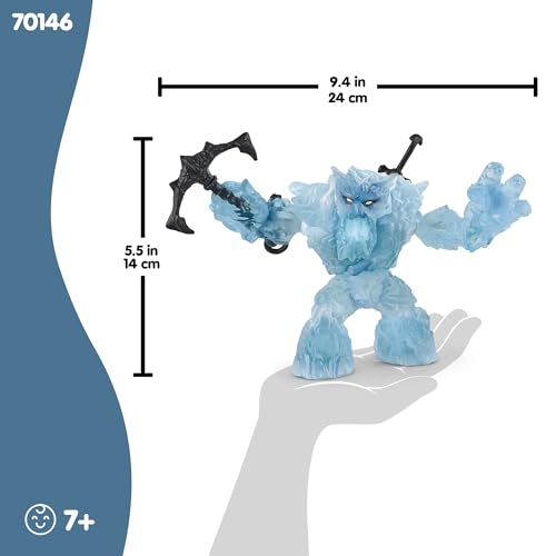 Image of Schleich Eldrador - Ice Giant Toy Figurine - Kids Ages 7+ | 70146 | Monster Figurine, Battle Creature Toy for Boys 7+, Fantasy Beast, Action Figure Gifts, Screen-Free Imaginative Pretend Play
