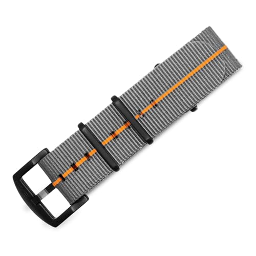 Image of BluShark - Original Collection Military-Style Waterproof Watch Strap, Fits All Timepiece Brands, Durable Nylon Wristwatch Accessories with Stainless Steel Buckle - 18mm, 20mm, 22mm & 24mm Watch Bands