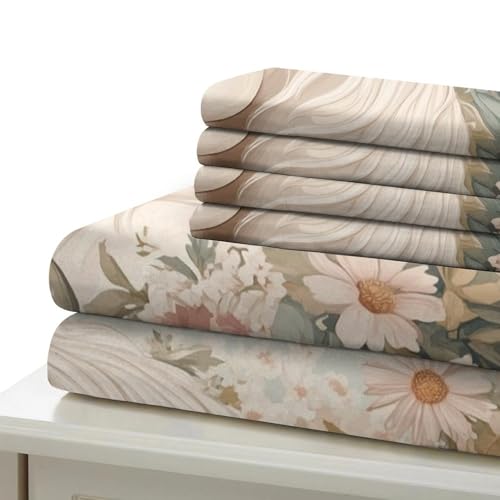 Parure de lit microfibre douce et légère avec housse de couette 3D
