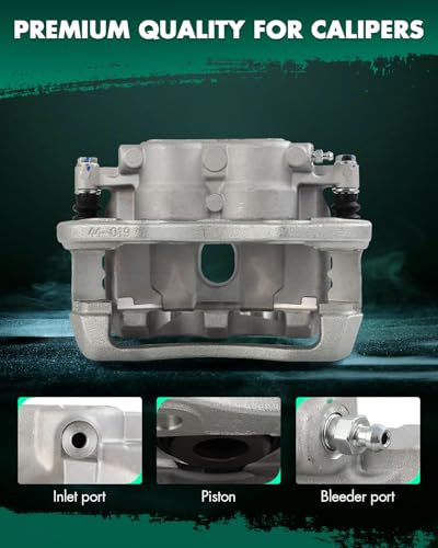 Image of SCITOO Rear Right Brake Caliper With Bracket 18B4941 Compatible For Cadillac For Escalade 2002-2006,For Chevrolet For Avalanche 1500 2002-2006,For Chevrolet For Express 1500 2003-2014