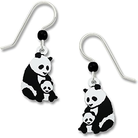 Sienna Sky Small Mother and Baby Panda Bear Earrings 1902 Cover