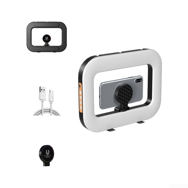 Lampe LED de poche blanche portable avec batterie 3600mAh et port de charge USB C