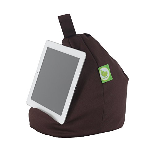 iPad, eReader & Book Mini Sitzsack von Bean Lazy passt für alle Tablets und eReaders - Schokolade Braun Cover