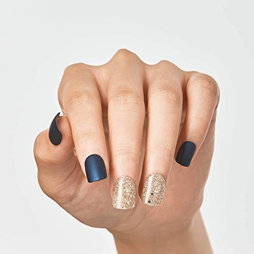 Kiss Impress Press-On Manicure, Nail Kit, Purefit Technology, Short Press-On Nails, 'Wannabe Star', Includes Prep Pad, Mini Nail File, Cuticle Stick, And 30 Fake Nails #TOP4