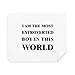 I Am The Extroverted Boy Cleaning Cloth Screen Cleaner 2pcs Suede Fabric