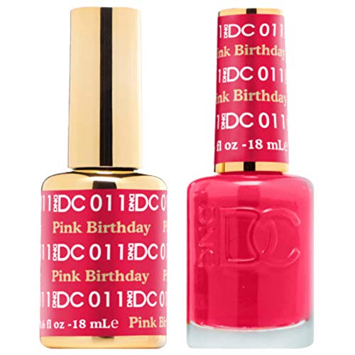 DND DC 011 - PINK BIRTHDAY Gel & Matching Polish Set - DND DC Gel & Lacquer