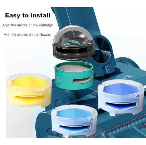 6 Pack Replacement for Shark Odor Neutralizer Cartridge AZ3002 HZ3002 Accessories for Shark Vacuum Cleaner Odor Neutralizer/air Purifier HP302.1541fc3000 Fragrant odor (multiple fragrances) - Thumbnail 6