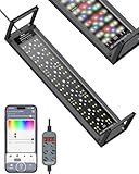 Pawfly Aquarium Light for Plants, 20 W Bluetooth Fish Tank Light, Full Spectrum Aquarium Lights for 18