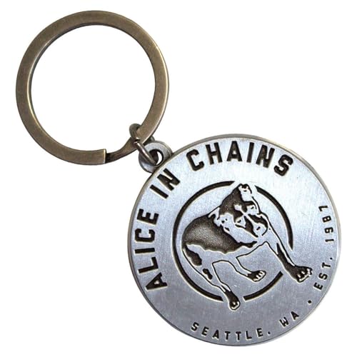 Rock Off officially licensed products Alice In Chains Three Legged Dog Keyring Keychain Size One Size