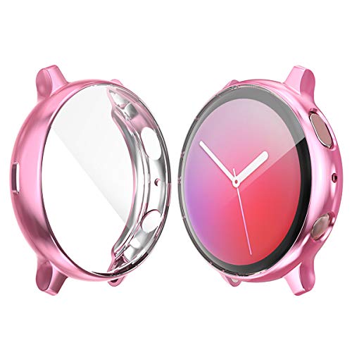 [10-Pack] Screen Protector Case Compatible with Samsung Galaxy Watch Active 2 44mm Cover, All-Around Protective Cover Soft TPU Bumper Frame Accessories (10 Colors, Active 2 44mm) - Thumbnail 5