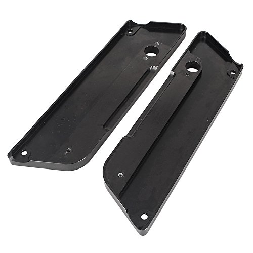 Cubiertas de Pestillos para Alforjas de Motocicleta Compatibles para Touring Street Glide Road King 1993-2013 Negro miniatura 5