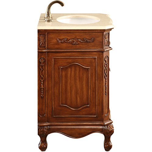 Elegant Decor Vf-1005 Single Bathroom Vanity Set, 24", Brown/Vf-1005 #TOP1