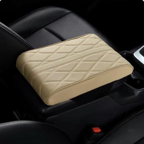 LLUCH Armrest Covers for Cars for Amarok Dual Cab 2.Gen 1.Gen 2010-2025, Non-Slip Armrest Mat Center Console Armrest Cover Mat Car Armrest Pad,B, normal