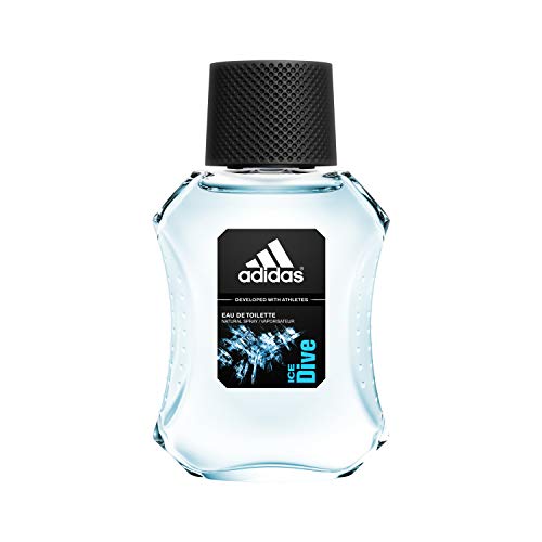 adidas Ice Dive Eau de Toilette – Erfrischendes Herren Parfüm mit holzig-aromatischem Duft für eine positive Ausstrahlung – 1 x 50 ml