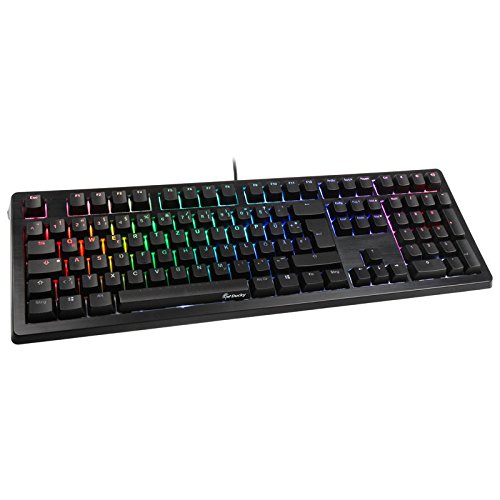 Preisvergleich Produktbild Ducky Shine 5 Gaming Tastatur, MX-Blue, RGB LED - schwarz
