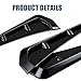 Foelony 2 PCS Car Side Fender Vent Trim, 3.54