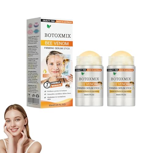 Botoxmix Bee Venom - Sérum reafirmante en barra, nueva crema reafirmante y reductora de arrugas, ingredientes naturales para hidratar, antienvejecimiento, restaura la elasticidad, todo tipo de piel