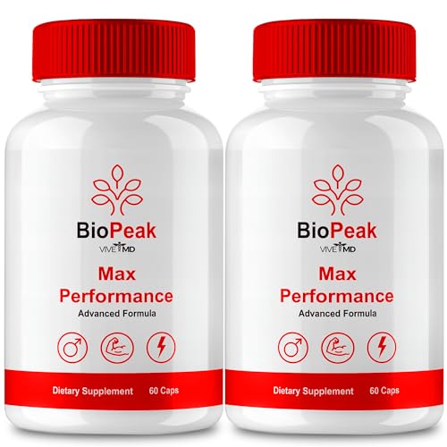 VIVE MD BioPeak Capsules Bio Peak Advance Formula BioPeak All Natural Supplement - Biopeak Pills for Maximum Strength Bio Peak Support Pills Reviews (2 Pack)