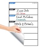 Weekly Calendar Whiteboard Sticker, 1x1.5 ft for Offices, Kids, Schools, College by WriteyBoard