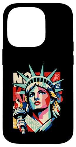 Resist Statue Liberty Cat Equality Retro Edgy Subtle Protest �X�}�z�P�[�X iPhone 14 Pro �p