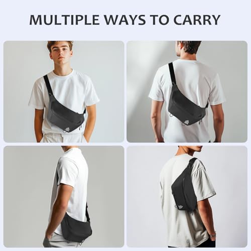 Crossbody Bag for Women Men, Sling Bag for Travel Hiking Walking Cycling2