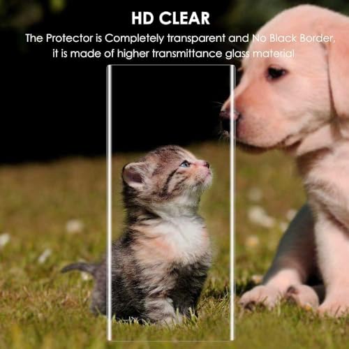 Image of 4youquality - (Pack 1 Samsung S23 Ultra Tempered Glass Full Screen Protector, UV Glass Full Adhesive [Liquid Technology][Fingerprint Sensor Working] Glass for Samsung S23 Ultra 5G /HD