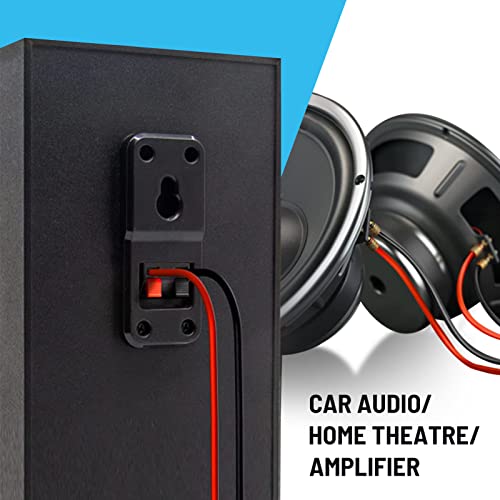 ADILSWIL Speaker Wire Cable 18 Gauge 50FT 18/2 AWG CCA Red Black Wire 2 Conductor Bonded Zip Low Voltage Wire DC 12V/24V Stereo Audio Light Car Wire CL2 Electrical Wire for Hookup and Extension