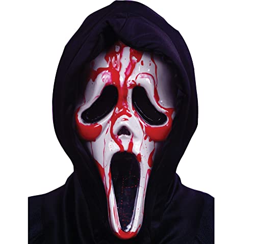 Ghost Face Bleeding Adult Mask