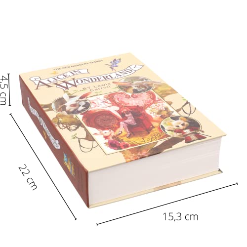 Secret Book Sicher Safe Box Buch-Safe mit Schloss Geldkassette im Wörterbuch Buch-Tresor Verstecktes Buch mit Schlüssel Lock Anti Diebstahl Sicher Secret Box Geldschrank Tresor Aufbewahrungsbox