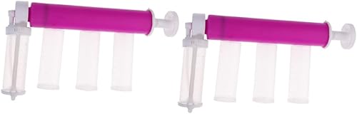 Abaodam 2 juegos de plumero para tartas, aerógrafo reutilizable para tartas manual de pasteles, postres, aerógrafo, horneado, aerógrafo, reposteria,