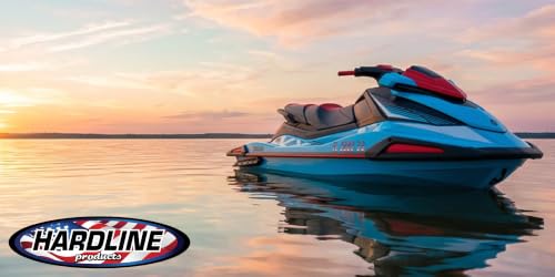 Image of Hardline Products USA 250th Anniversary Series 350 Boat Registration Decal Kit - Red, White & Blue, 3-Inch - Marine Vinyl - Fits Boats, PWC, Pontoons - Custom Pre-Spaced Kit - Made in USA