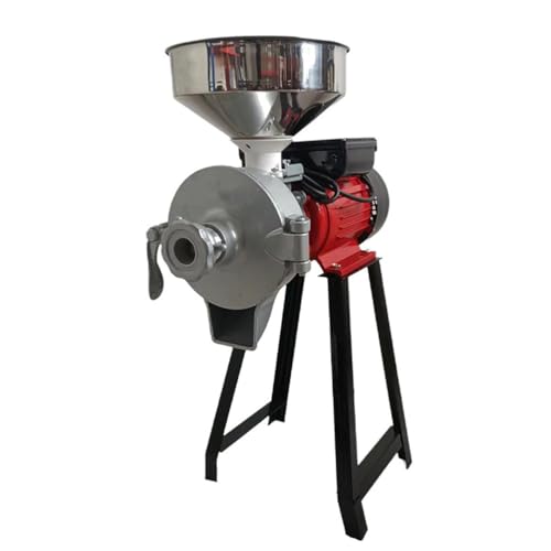 YIGECHENXIN All-In-One Dry & Wet Grinder for Multiple Uses, 150 Steel Mill Wet And Dry Grinding Machine Cast Steel Material Suitable for Soybean, Millet Rice