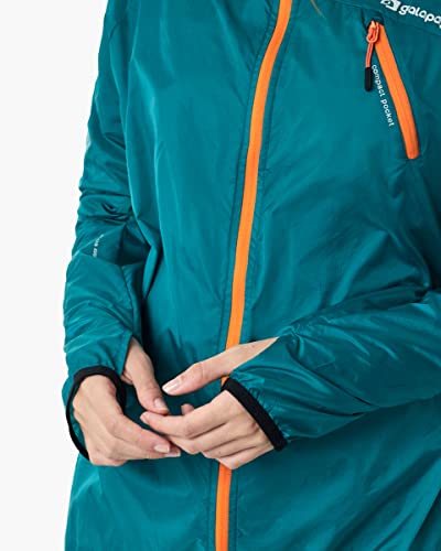 JAQUETA CORTA VENTO GALAPAGOS NAZCA VERDE ESMERALDA TAM. M