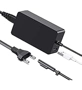 Surface Pro charging cable, 44 W 15 V 2.58 A Microsoft Surface laptop power supply compatible with Surface Pro.