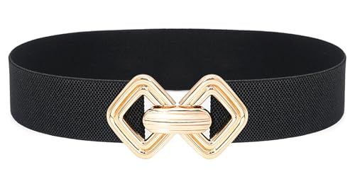 Women Wide Stretchy Waist Belt Cinch Elastic Stretch Belt for Dresses