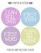 Months in Motion Baby Monthly Stickers - Baby Milestone Stickers - Newborn Girl Stickers - Month Stickers for Baby Girl - Baby Girl Stickers - Newborn Monthly Milestone Stickers - Set of 20